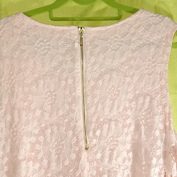 Light Pink dress lined. XXL plus size. Zippers in back - Picture 7 of 7